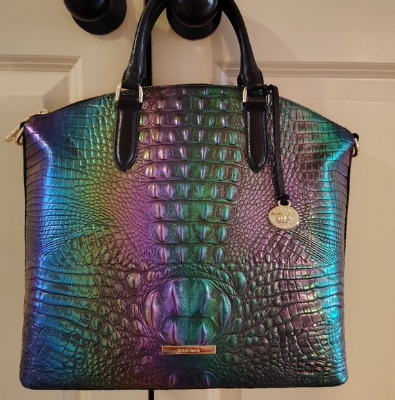 New Brahmin Multi Labyrinth Large Duxbury Satchel - Picture 4 of 4